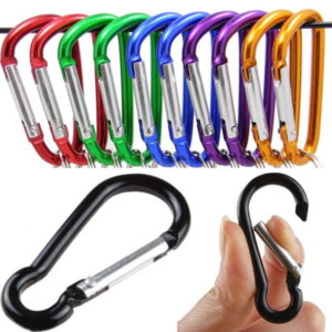 Yannee 10-Pack Mountaineering Carabiner Clips for Rope, Keys, and Rock Climbing – Model New Software